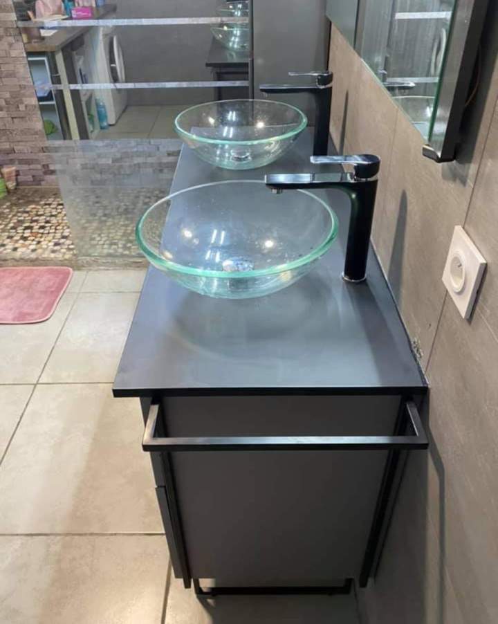 Remplacement meuble de salle de bains et vasques Marignane